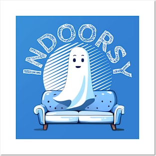 Indoorsy- A cut loner ghost Posters and Art